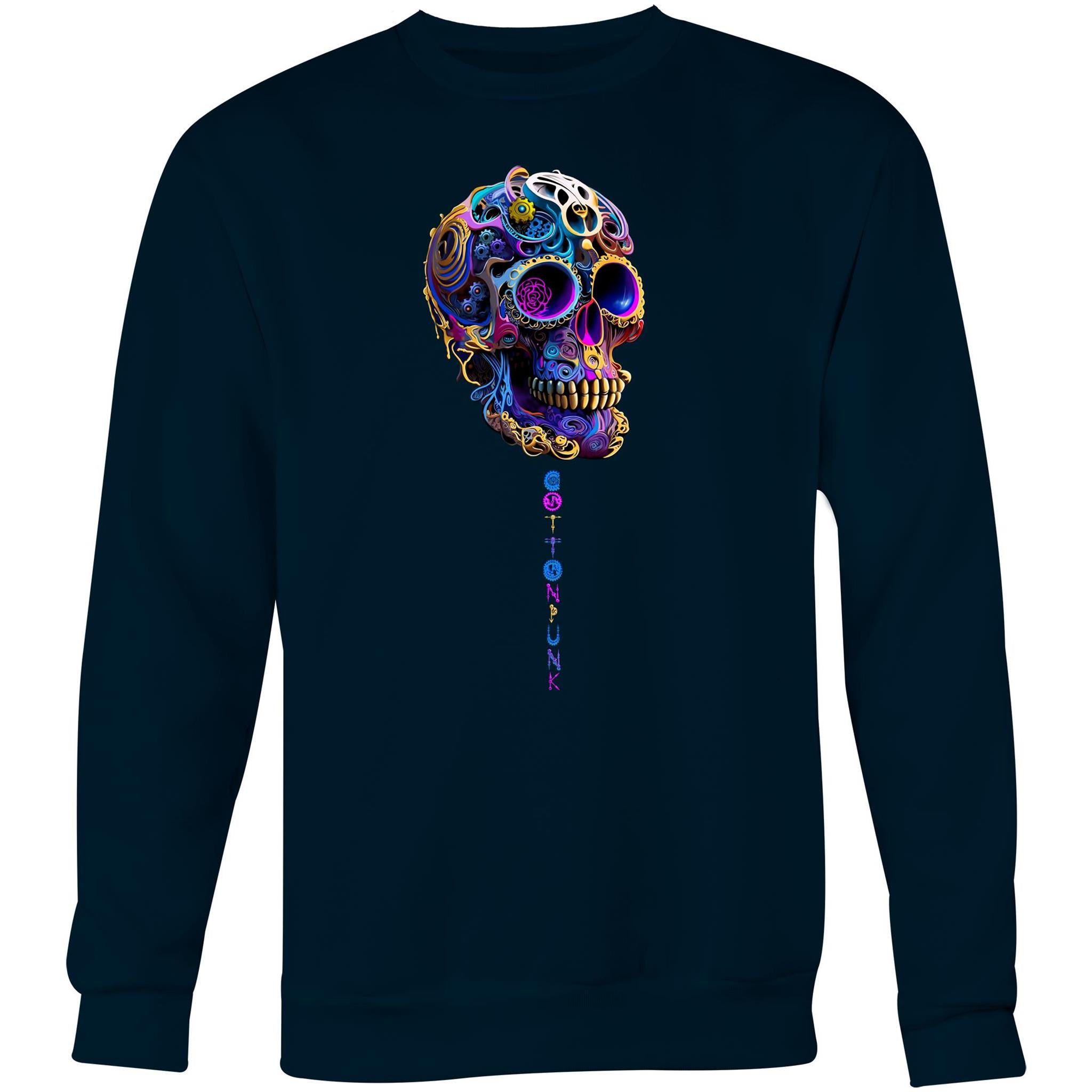 GEARS OF TIME Mens Sweatshirt FRONT PRINT COTTONPUNK AU