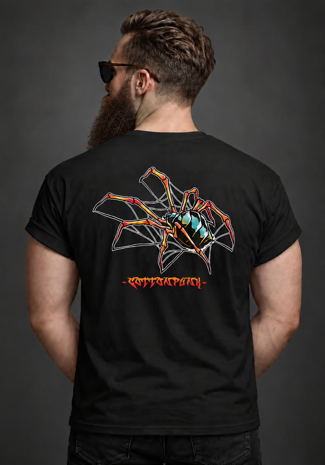 Any Last Words spider back print, back model