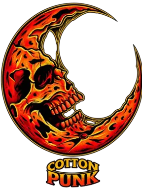 Blood Moon retro graphic design