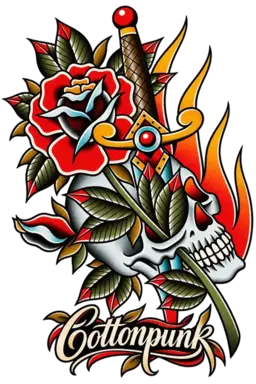 Crimson Oath retro graphic design