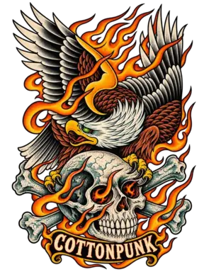 Hellwing retro graphic design