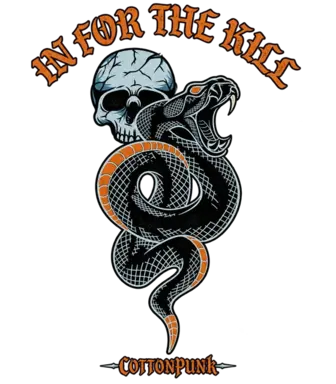 In For The Kill retro graphic design