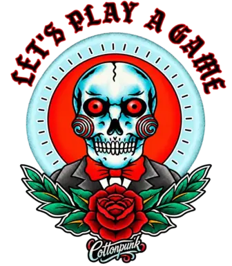 Lets Play A Game retro graphic design