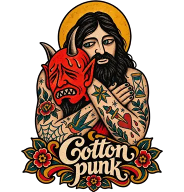 Saint & Sinner retro graphic design