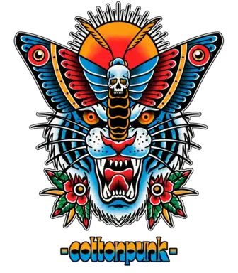 Sunset Prowler retro graphic design