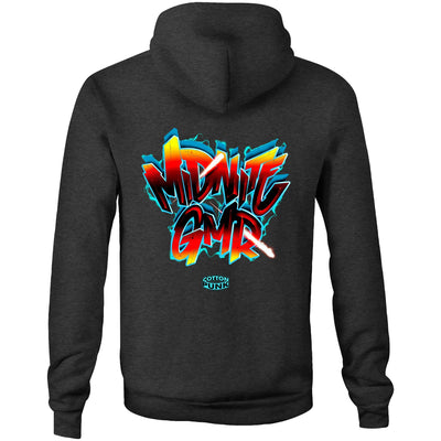 MIDNITE GMR - Mens Pocket Hoodie - BACK PRINT