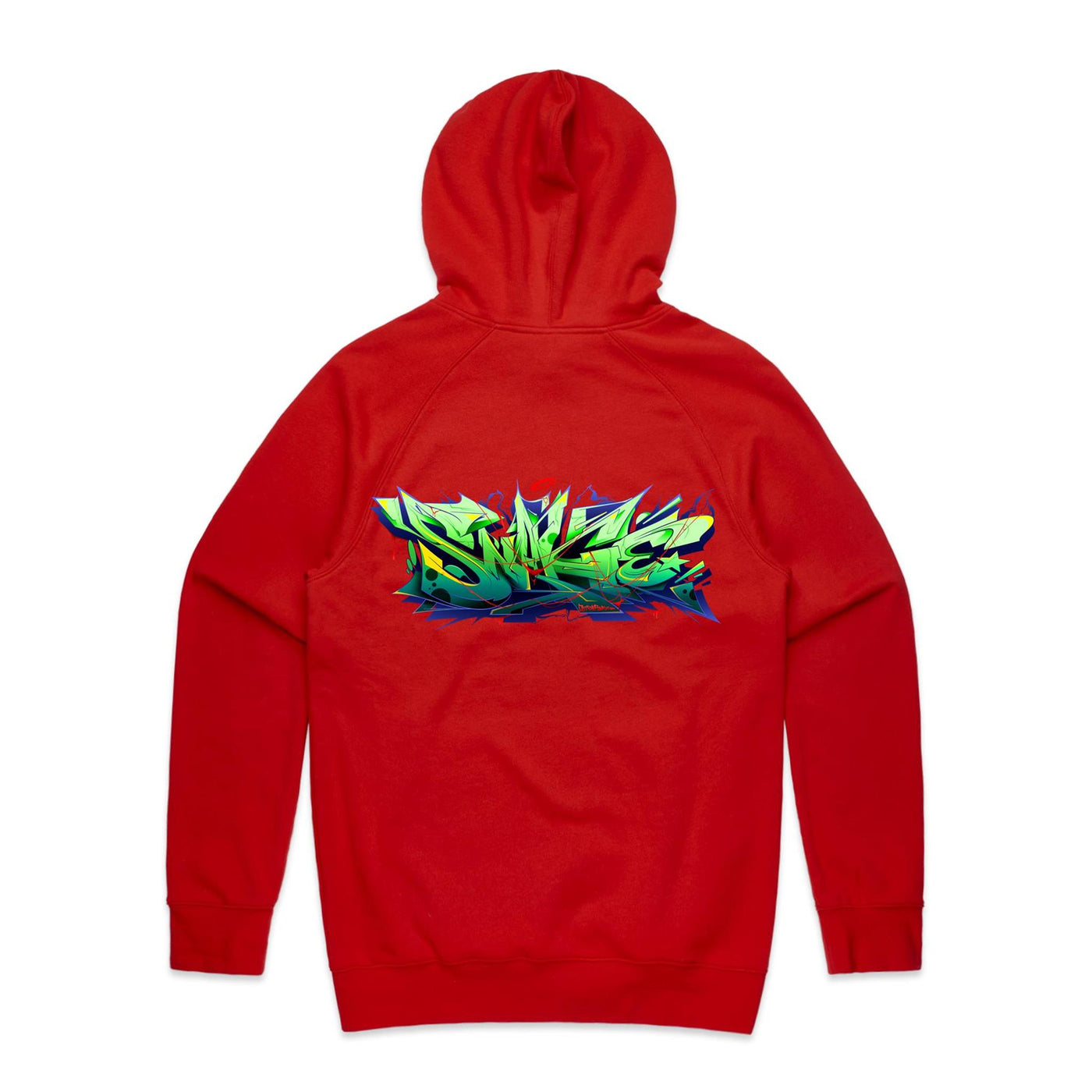 SNAKE (R) - Mens Pocket Hoodie - BACK PRINT