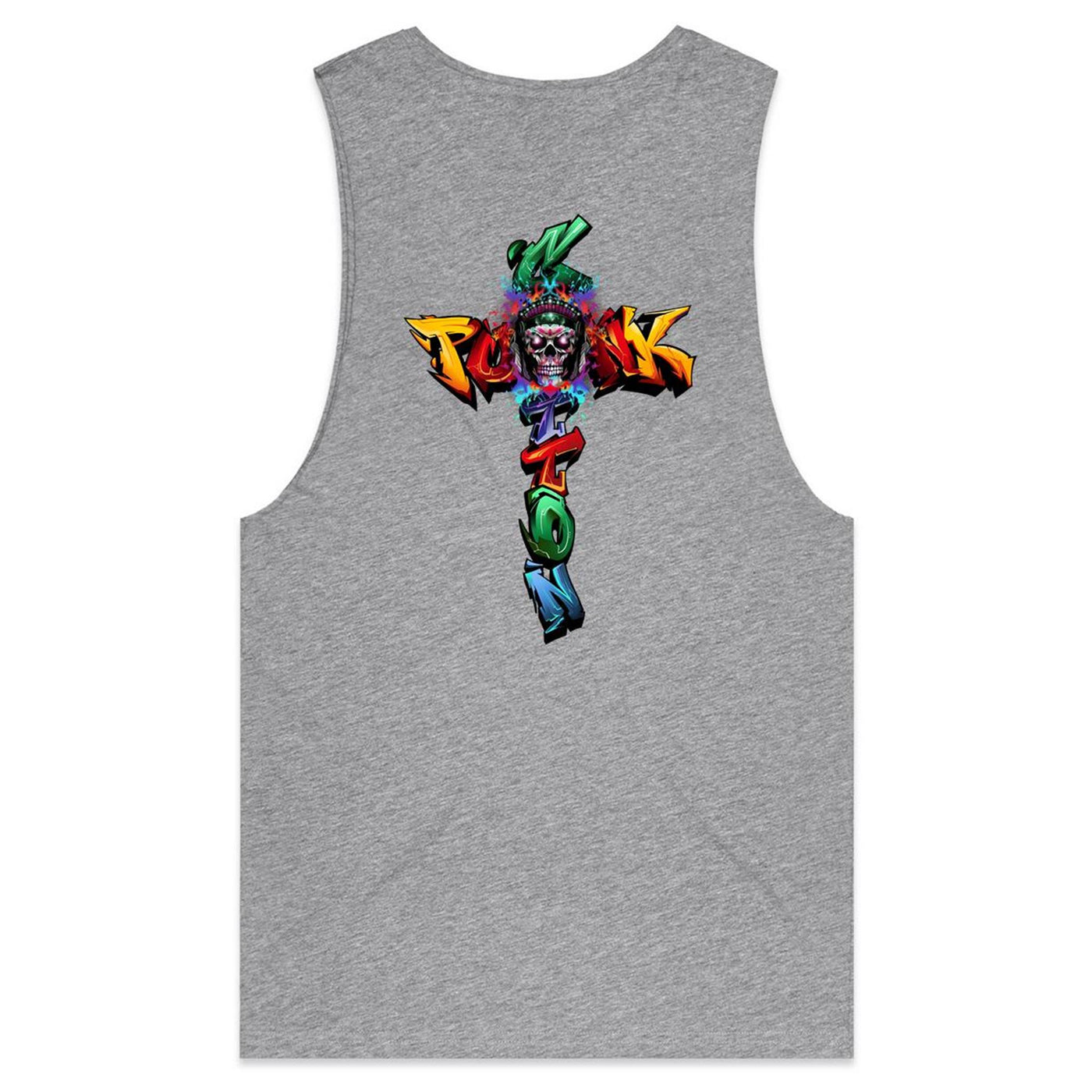 COTTONPUNK X SPLASH - Mens Sleeveless T-Shirt - BACK PRINT