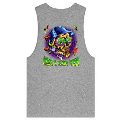 HAVE A NICE TRIP - Mens Sleeveless T-Shirt - BACK PRINT