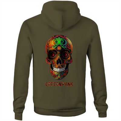 DEATH IN CANCÚN - Mens Pocket Hoodie - BACK PRINT