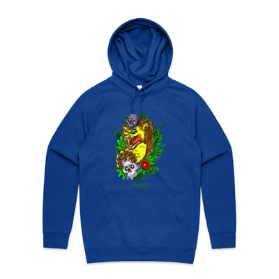 LION - Mens Pocket Hoodie - FRONT PRINT