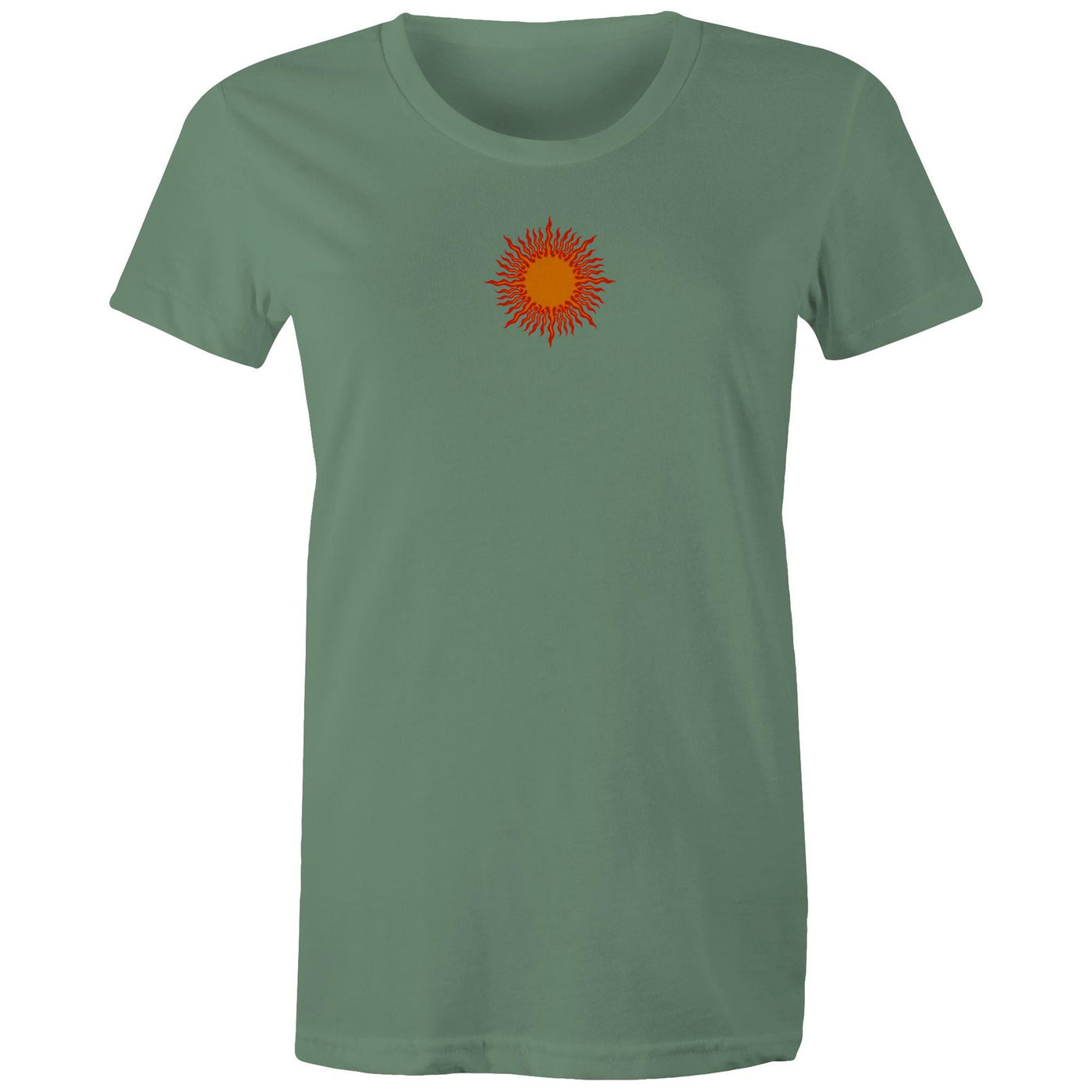 SUNSET VIBES (W) - Womens T-Shirt - BACK PRINT