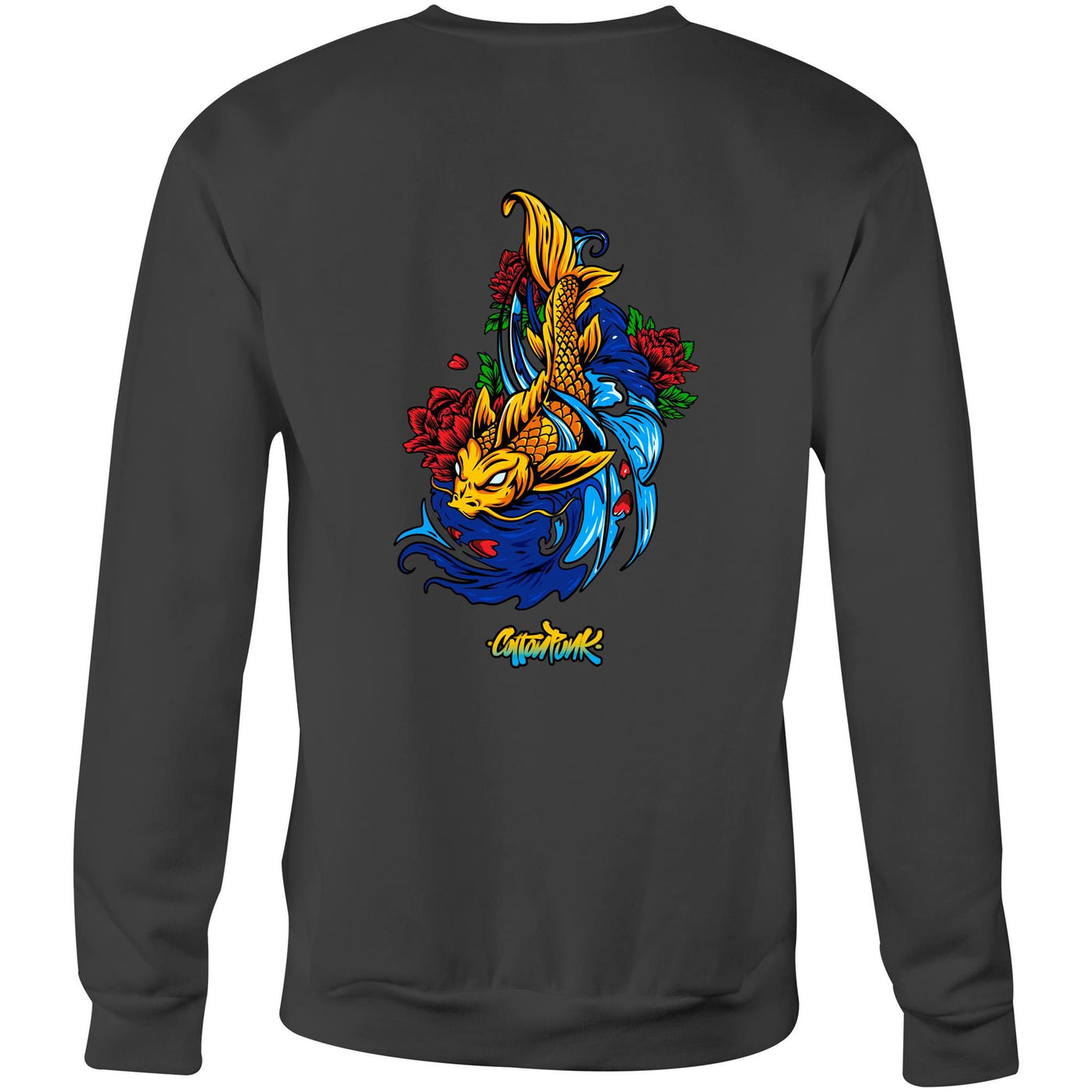 KOI - Mens Sweatshirt - BACK PRINT