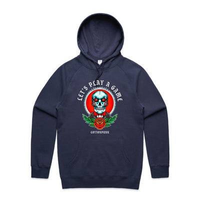 LET'S PLAY A GAME - Mens Pocket Hoodie - FRONT PRINT