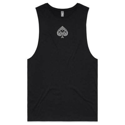 TIME KILLA 2 - Mens Sleeveless T-Shirt - BACK PRINT