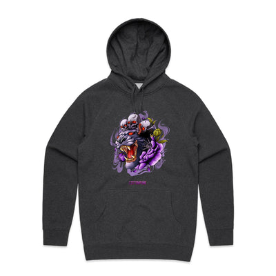 PANTHER - Mens Pocket Hoodie - FRONT PRINT