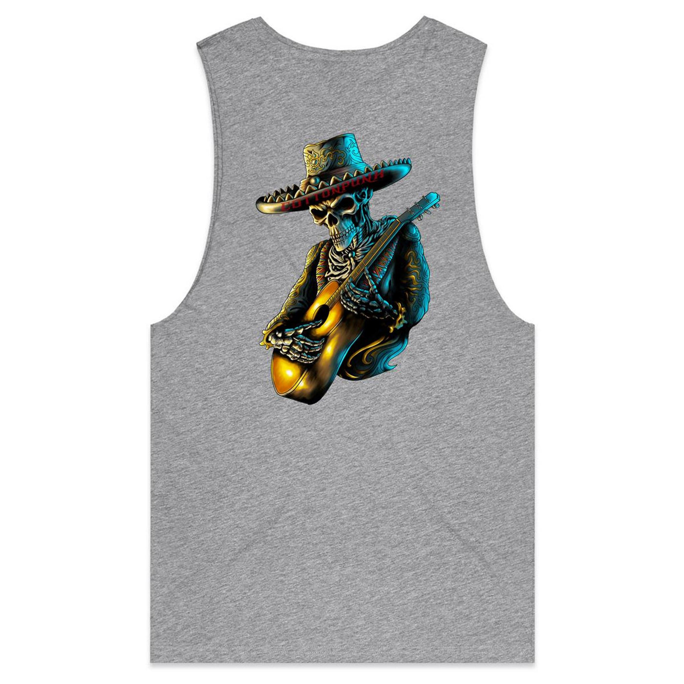 MARIACHI - Mens Sleeveless T-Shirt - BACK PRINT