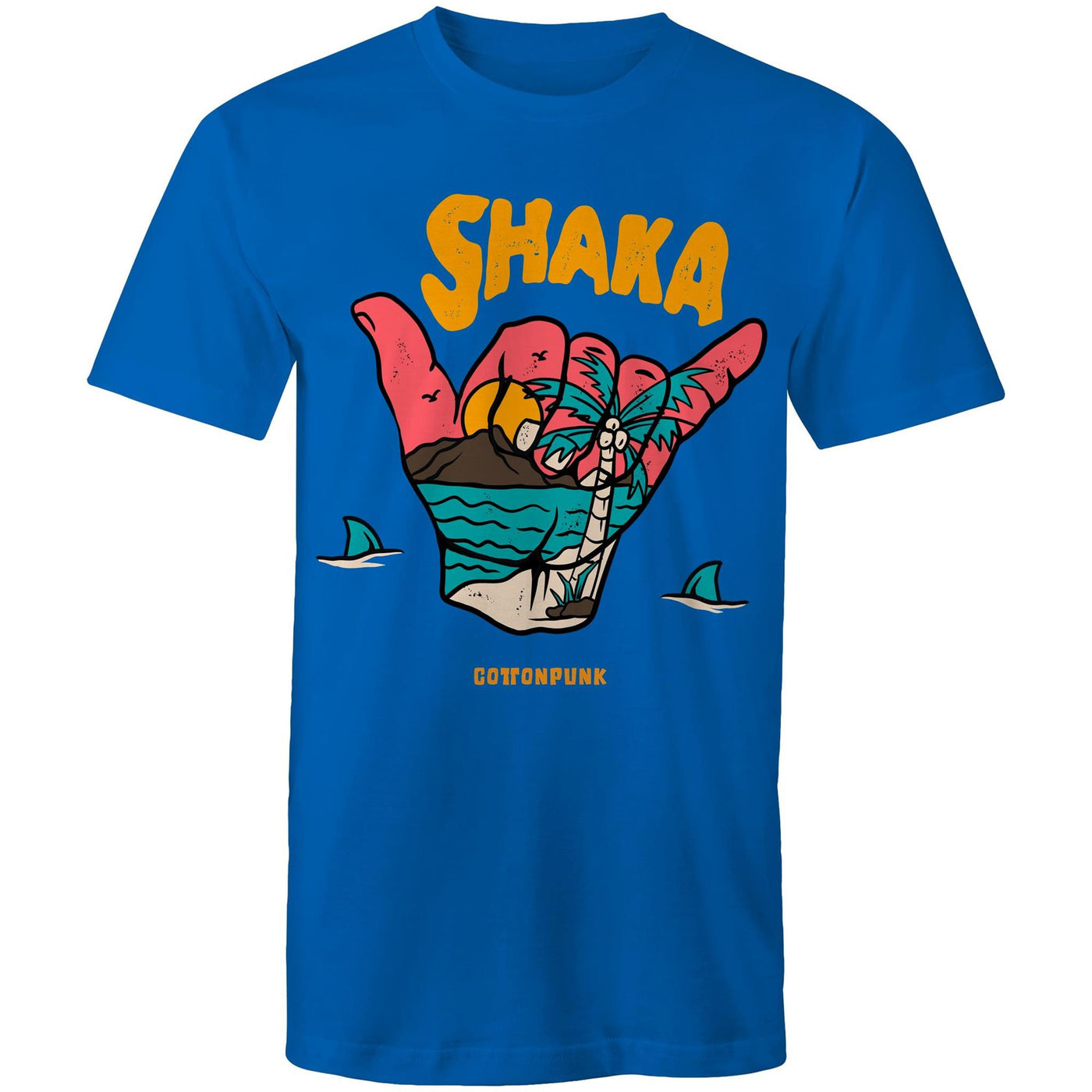 SHAKA - Mens T-Shirt - FRONT PRINT