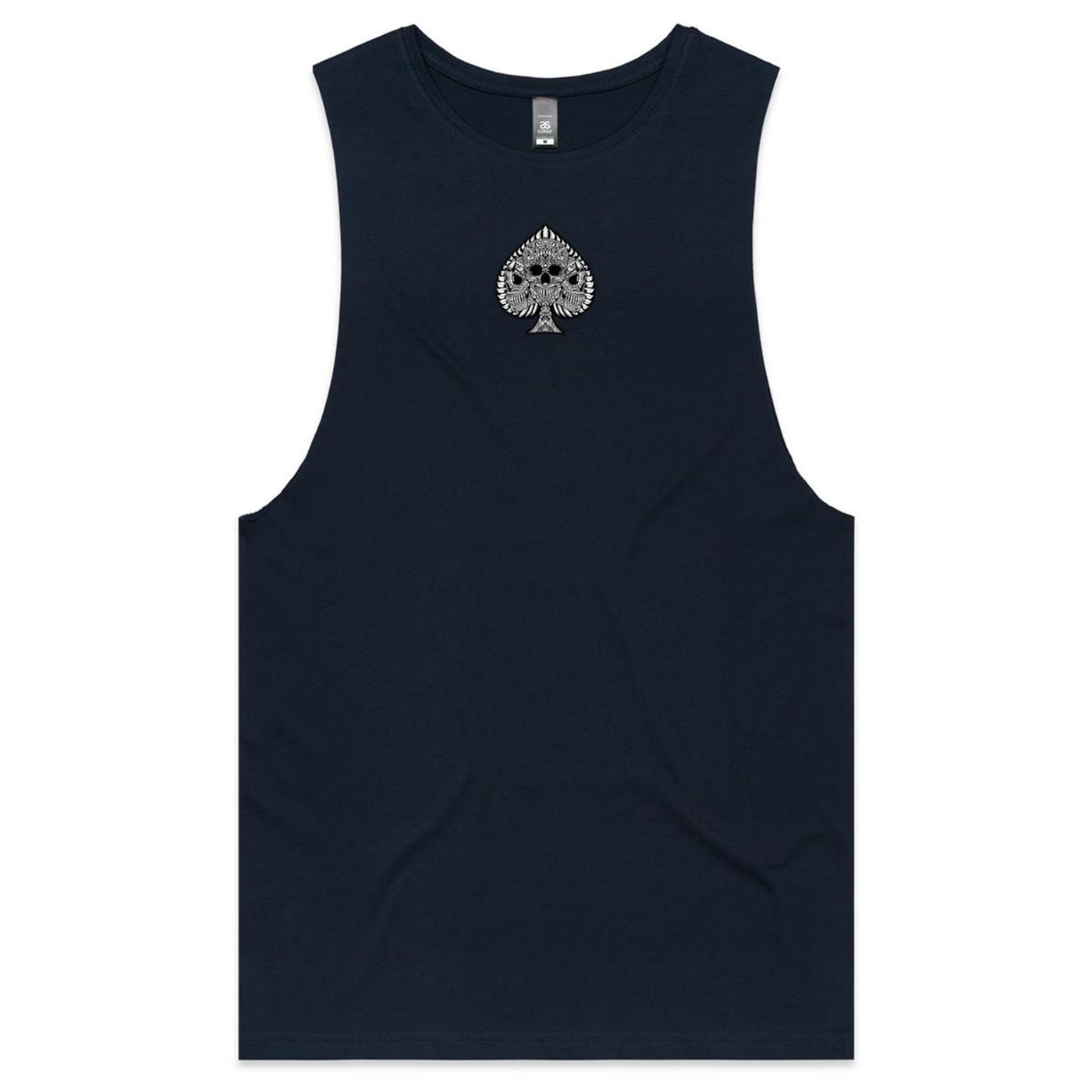 PLAY HARD - Mens Sleeveless T-Shirt - BACK PRINT