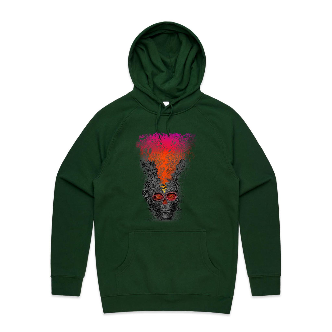 DIGITAL DETOX - Mens Pocket Hoodie - FRONT PRINT