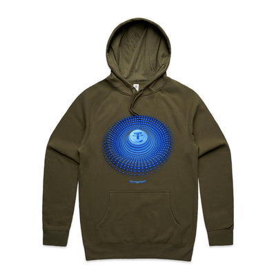 TETHER - Mens Pocket Hoodie - FRONT PRINT