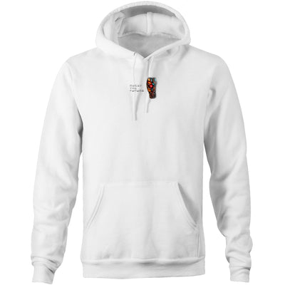 COME WITH ME - Mens Pocket Hoodie - BACK PRINT