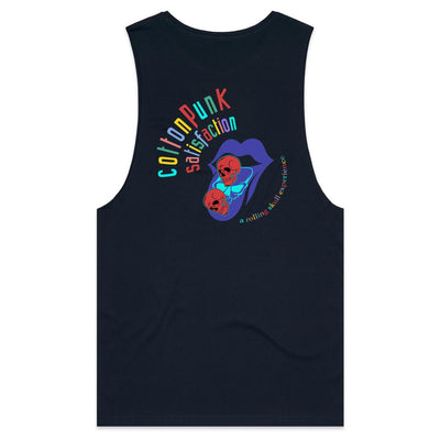 ROLLING SKULLS EXPERIENCE - Mens Sleeveless T-Shirt - BACK PRINT