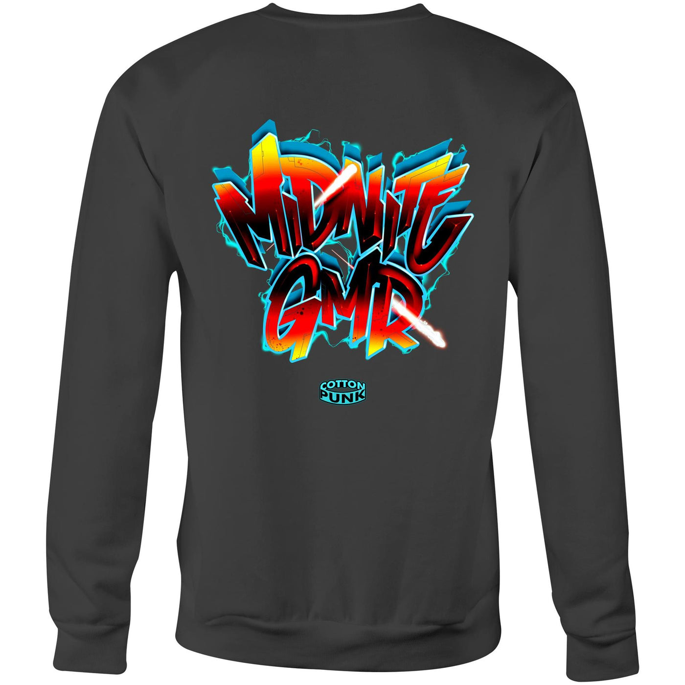 MIDNITE GMR - Mens Sweatshirt - BACK PRINT