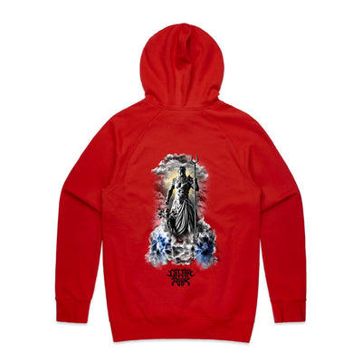 GOD WARRIOR - Mens Pocket Hoodie - BACK PRINT