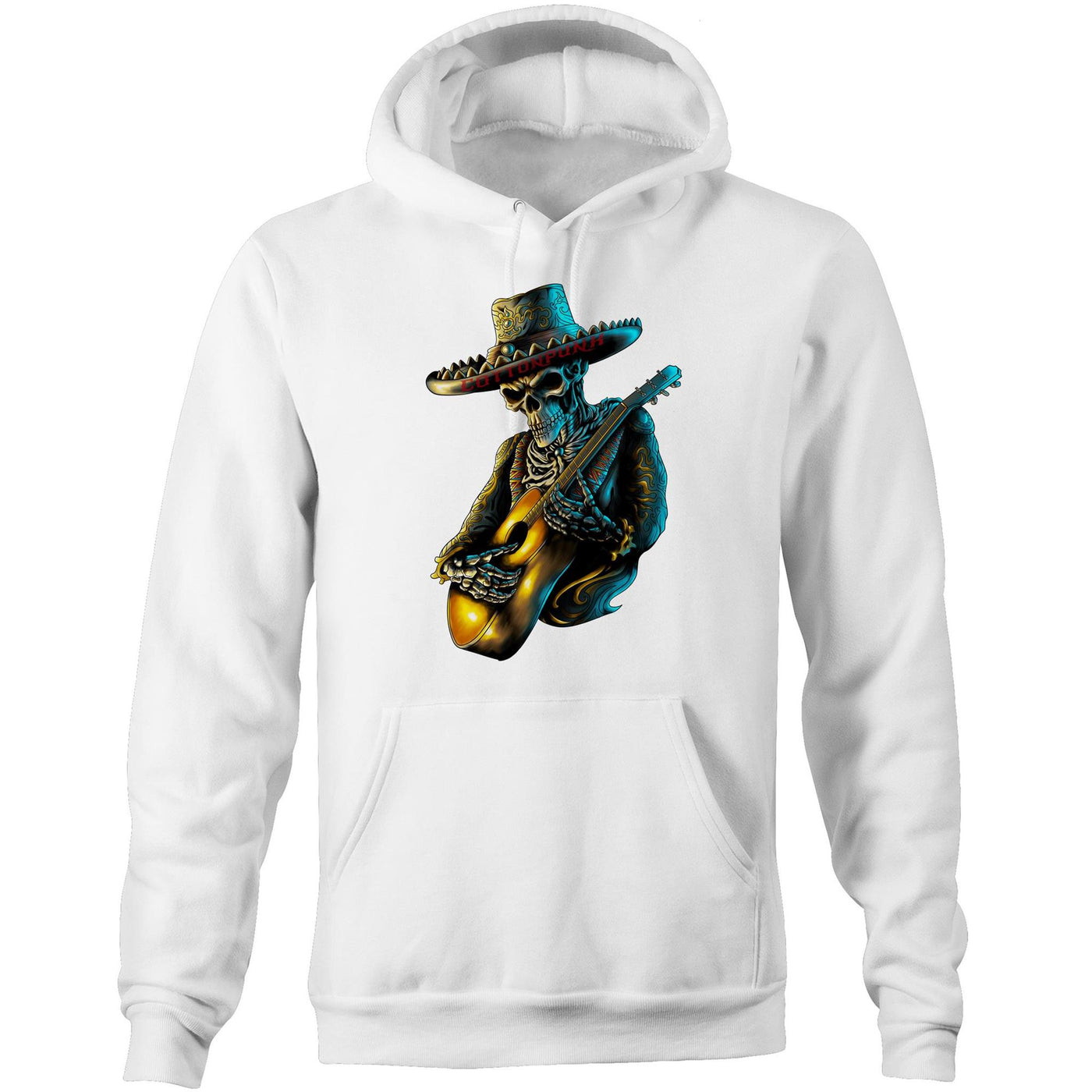 MARIACHI - Mens Pocket Hoodie - FRONT PRINT