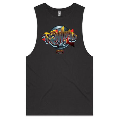 R3WIND - Mens Sleeveless T-Shirt - FRONT PRINT