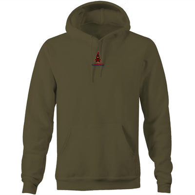 COME AND GET SOME - Mens Pocket Hoodie - BACK PRINT