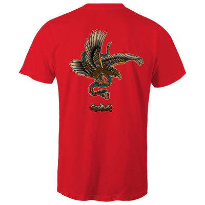 BUZZARD - Mens T-Shirt - BACK PRINT