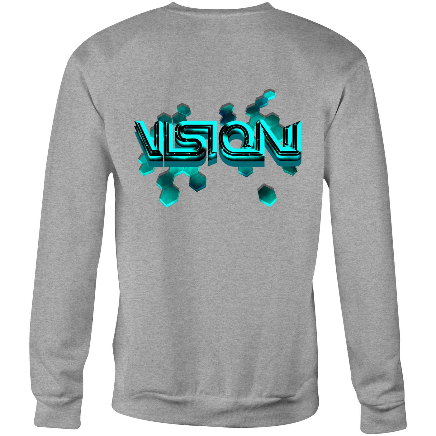 VISION - Mens Sweatshirt - BACK PRINT