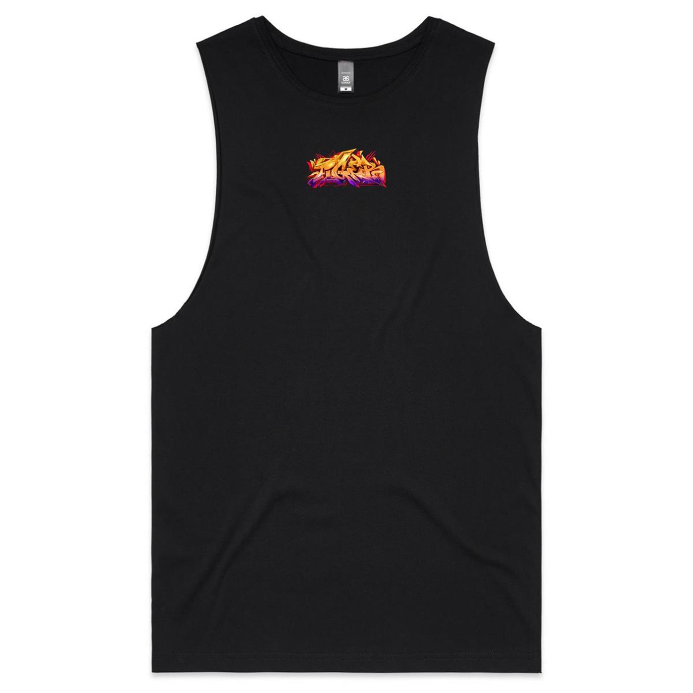 TIGER - Mens Sleeveless T-Shirt - BACK PRINT