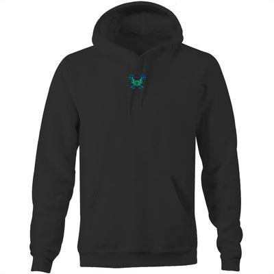 KEYMASTER II - Mens Pocket Hoodie - BACK PRINT