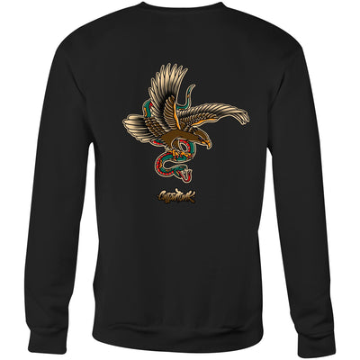 BUZZARD - Mens Sweatshirt - BACK PRINT