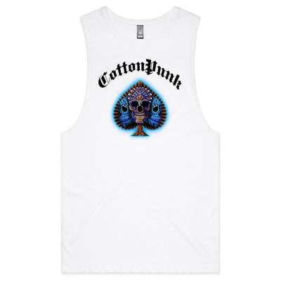 SUPPORT YOUR DEALER - Mens Sleeveless T-Shirt - FRONT PRINT