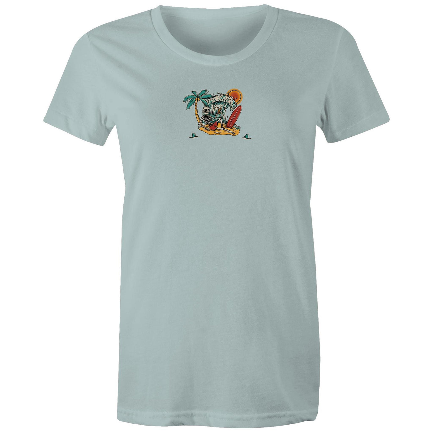 SHAKA (W) - Womens T-Shirt - BACK PRINT