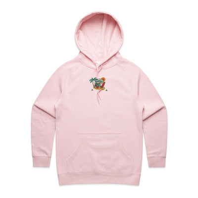 SHAKA (W) - Womens Pocket Hoodie - BACK PRINT