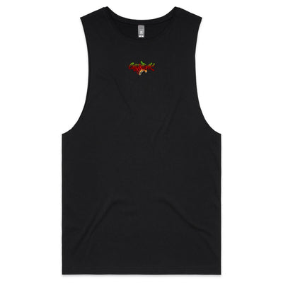 JUNGLE KING - Mens Sleeveless T-Shirt - BACK PRINT