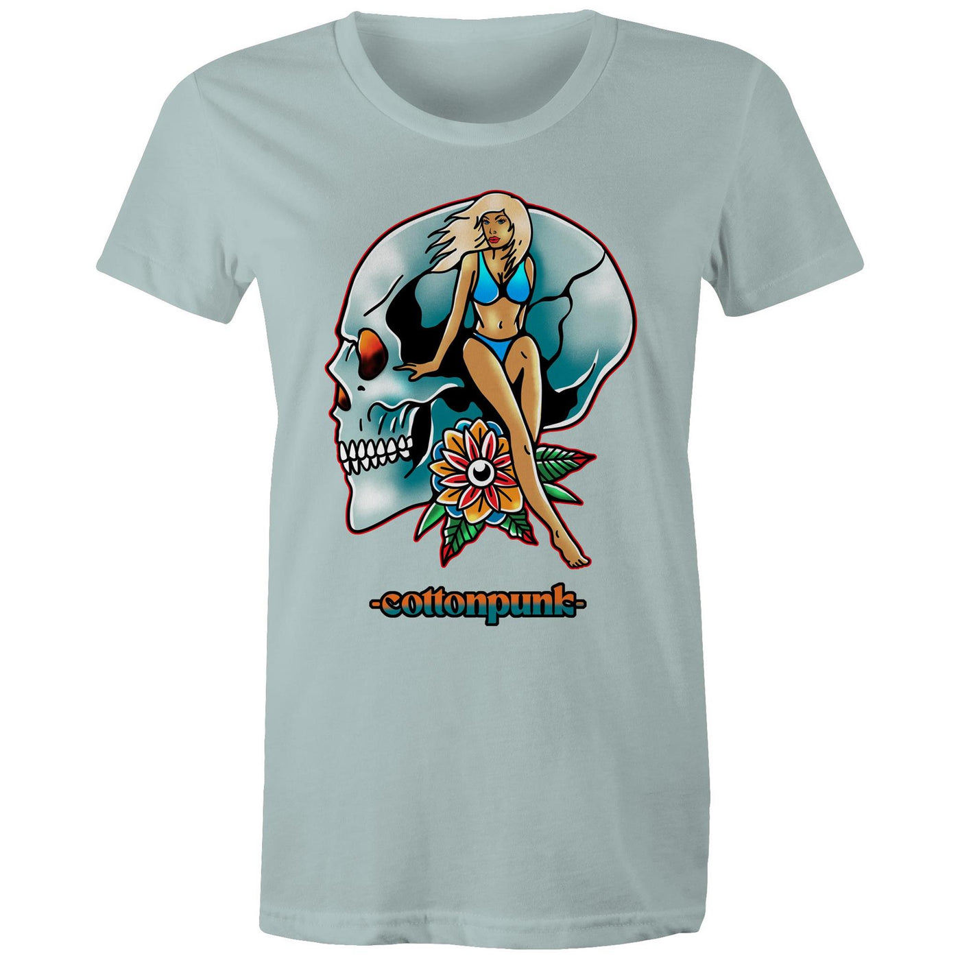 NEVER R.I.P (W) - Womens T-Shirt - FRONT PRINT