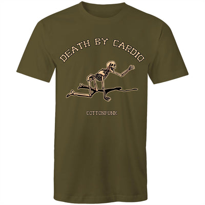 DEATH BY CARDIO - Mens T-Shirt - FRONT PRINT