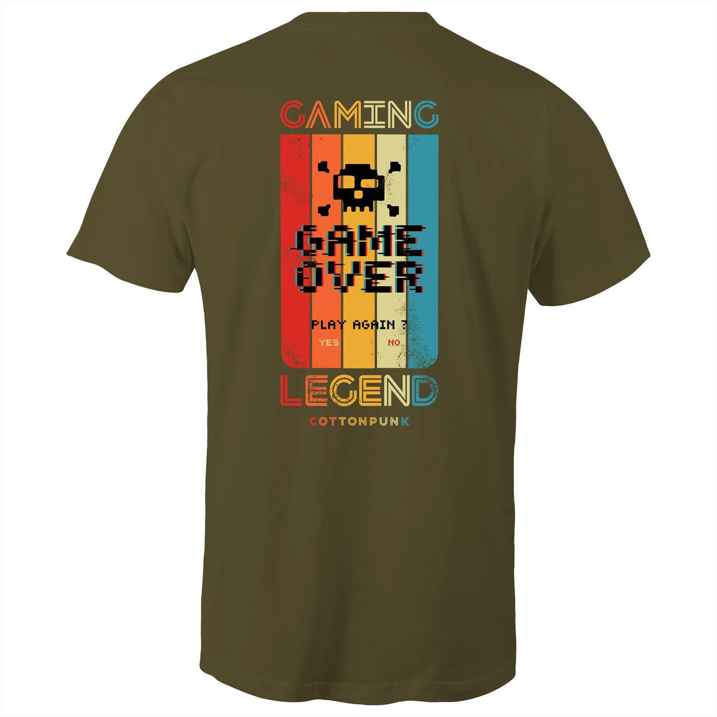 GAMING LEGEND - Mens T-Shirt - BACK PRINT