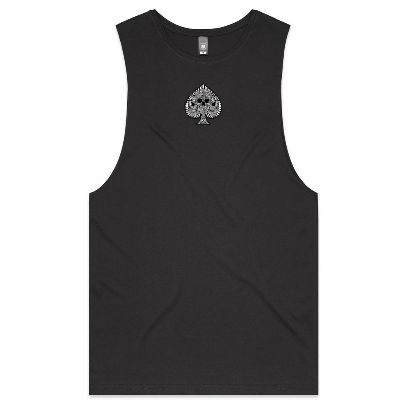 TIME KILLA - Mens Sleeveless T-Shirt - BACK PRINT