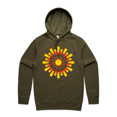 SUNDANCE (R) - Mens Pocket Hoodie - FRONT PRINT