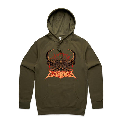 BLACK SPELL IV - Mens Pocket Hoodie - FRONT PRINT