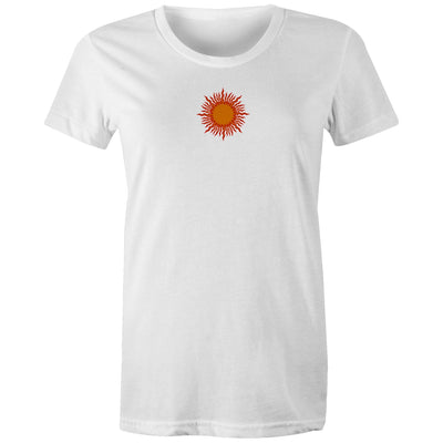 SUNSET VIBES (W) - Womens T-Shirt - BACK PRINT