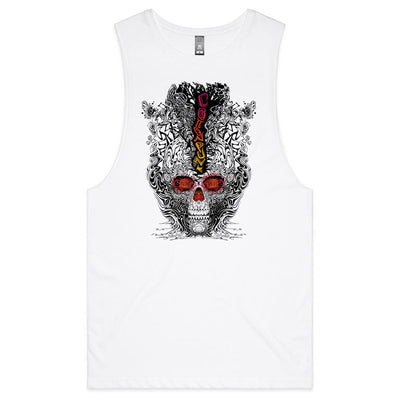 FRAGMENTED DETOX - Mens Sleeveless T-Shirt - FRONT PRINT