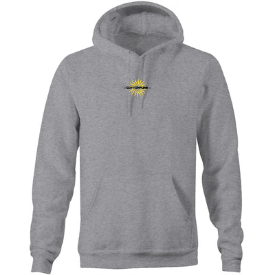 FOLLOW THE SUN - Mens Pocket Hoodie - BACK PRINT